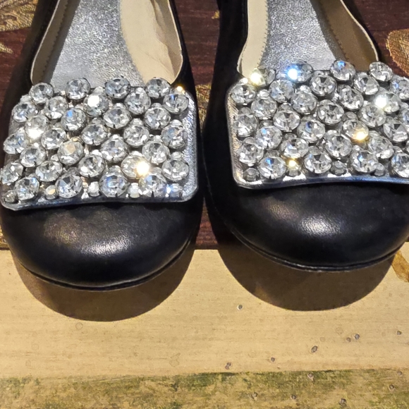 Kate Spade Black Flats with Crystal Embellishment - Picture 3 of 8